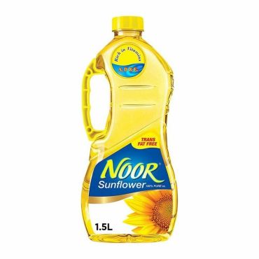 Noor Sunflower Oil, 1.5 Litre Pcs